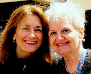 Sue Graziano Adams, Blossom Foods Founder, with her mom.