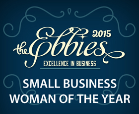 Ebbies 2015 Small Business Woman of the Year logo